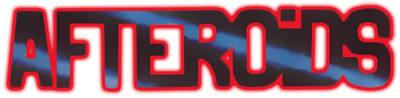 Afteroids logo for ZX Spectrum